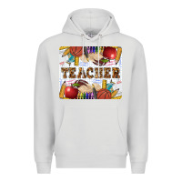 Dove Grey Teacher Premium Hoodie - LillyAllenDesigns