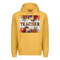 Mustard Teacher Premium Hoodie - LillyAllenDesigns