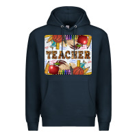 Navy Teacher Premium Hoodie - LillyAllenDesigns