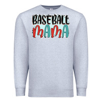 Heather Grey baseball mama Premium Sweatshirt - JahusDesignShop