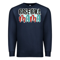 Navy baseball mama Premium Sweatshirt - JahusDesignShop
