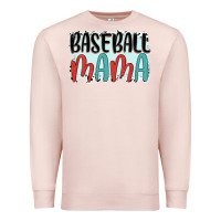 Pale Pink baseball mama Premium Sweatshirt - JahusDesignShop