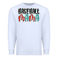 White baseball mama Premium Sweatshirt - JahusDesignShop