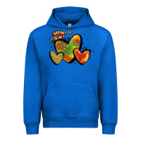 Cobalt juneteenth hearts Urban Hoodie - MaliasSmallBusiness