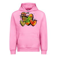Fuchsia Pink juneteenth hearts Urban Hoodie - MaliasSmallBusiness