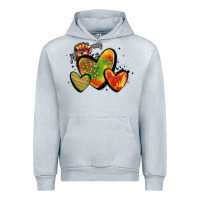 Heather Grey juneteenth hearts Urban Hoodie - MaliasSmallBusiness