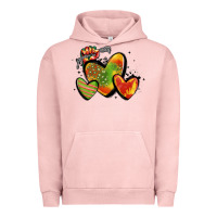 Pigment Salmon juneteenth hearts Urban Hoodie - MaliasSmallBusiness