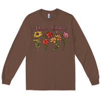 Chestnut nana's garden Long Sleeve Tee - MaliasSmallBusiness