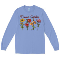 Colony Blue nana's garden Long Sleeve Tee - MaliasSmallBusiness