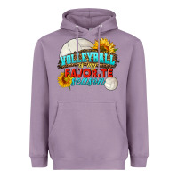 Lavender volleyball is my favorite season Heavyweight Hoodie - HRA Design Shop