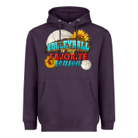 Plum volleyball is my favorite season Heavyweight Hoodie - HRA Design Shop