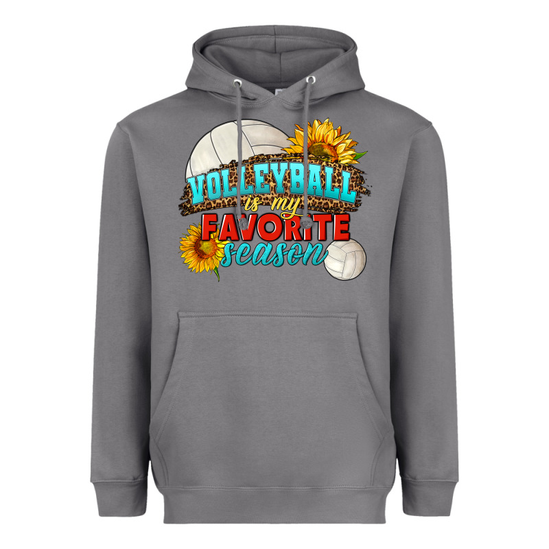 Volleyball Is My Favorite Season Heavyweight Hoodie by HRA Design Shop | Teevron