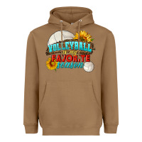 Toasted Coconut volleyball is my favorite season Heavyweight Hoodie - HRA Design Shop