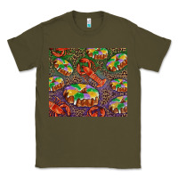 Army Green Mardi gras king cake and crawfish Classic Tee - RanaPortraitStore