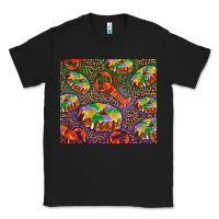 Black Mardi gras king cake and crawfish Classic Tee - RanaPortraitStore