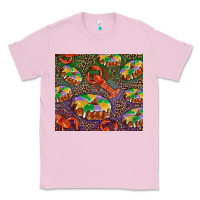 Bubblegum Pink Mardi gras king cake and crawfish Classic Tee - RanaPortraitStore
