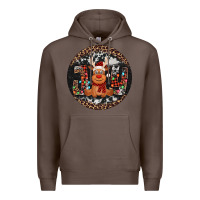 Coffee joy reindeer christmas ornament Premium Hoodie - Jasminsmagicworld