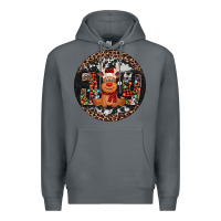 Rock joy reindeer christmas ornament Premium Hoodie - Jasminsmagicworld