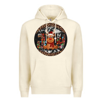Sandshell joy reindeer christmas ornament Premium Hoodie - Jasminsmagicworld