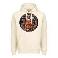 Joy Reindeer Christmas Ornament Premium Hoodie | Teevron
