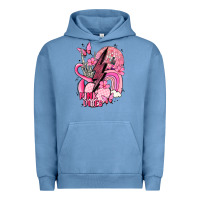 Pigment Pebble Blue pink vibes Urban Hoodie - MaliasSmallBusiness