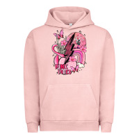 Pigment Salmon pink vibes Urban Hoodie - MaliasSmallBusiness