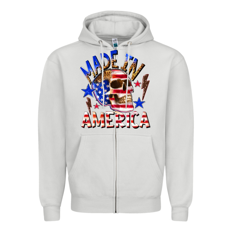 Made In America Zipper Hoodie by texasbilliewilder | Teevron
