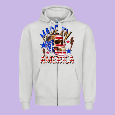 Zipper Hoodie made in america