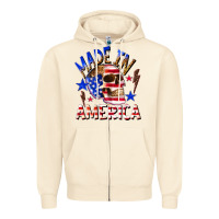 Sandshell made in america Zipper Hoodie - texasbilliewilder