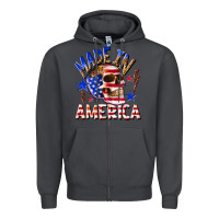Smoke made in america Zipper Hoodie - texasbilliewilder