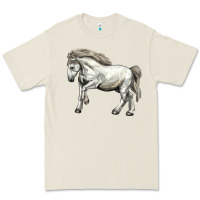 Bone percheron horse Premium Tee - LillyAllenDesigns