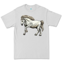 Dove Grey percheron horse Premium Tee - LillyAllenDesigns