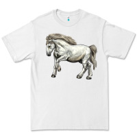 White percheron horse Premium Tee - LillyAllenDesigns