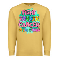 Antique Gold fight cancer in all colors Premium Sweatshirt - AdoDesignShop