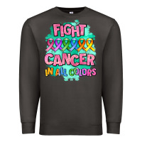 Smoke fight cancer in all colors Premium Sweatshirt - AdoDesignShop