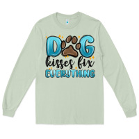 Matcha dog kisses fix everything Long Sleeve Tee - MaliasSmallBusiness