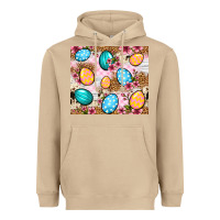 Mushroom Easter eggs cowhide leopard tumbler Easter Day Heavyweight Hoodie - Neo Western