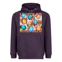 Plum Easter eggs cowhide leopard tumbler Easter Day Heavyweight Hoodie - Neo Western