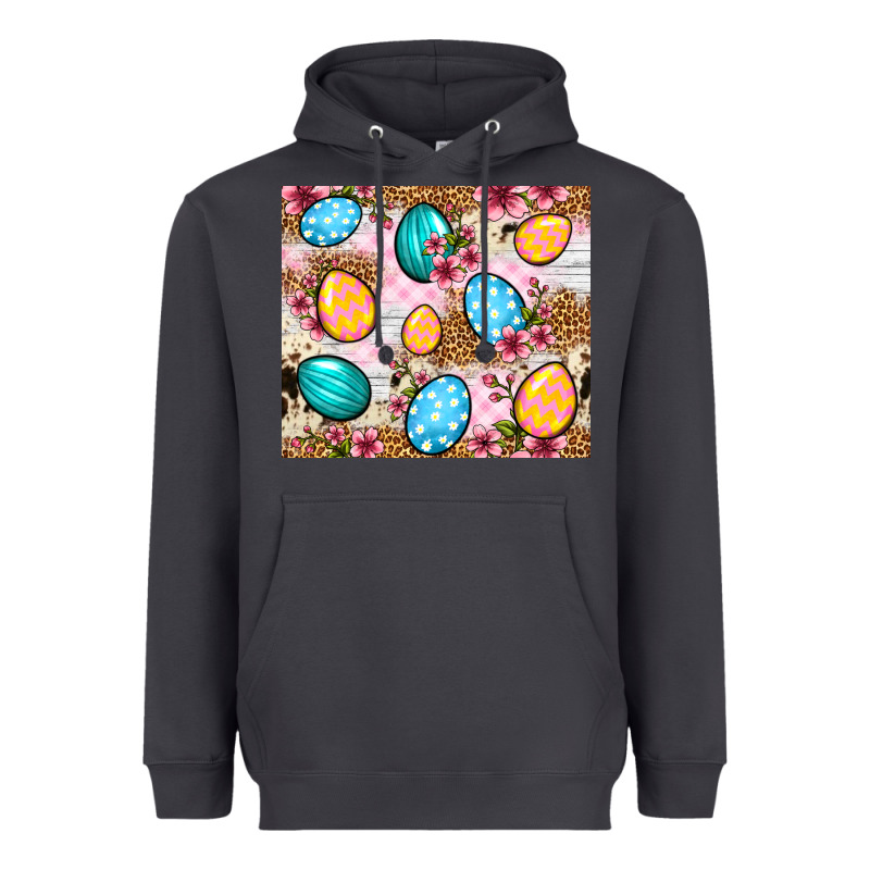 Easter Eggs Cowhide Leopard Tumbler Easter Day Heavyweight Hoodie by Neo Western | Teevron