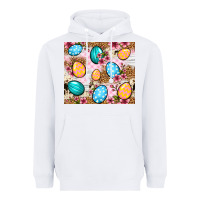 White Easter eggs cowhide leopard tumbler Easter Day Heavyweight Hoodie - Neo Western