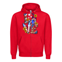 Love 4th Of July With Gnome Zipper Hoodie | Teevron