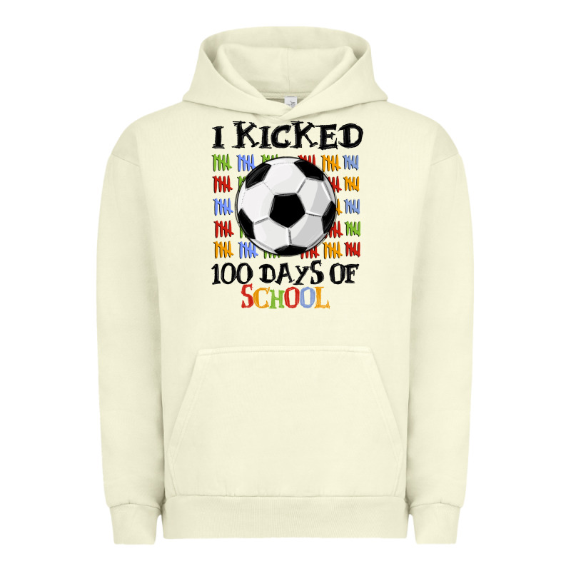 I Kicked 100 Days Of School Urban Hoodie by MaliasSmallBusiness | Teevron