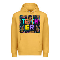 Mustard Teacher Flash Premium Hoodie - LillyAllenDesigns