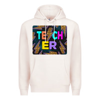 Pale Pink Teacher Flash Premium Hoodie - LillyAllenDesigns