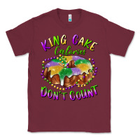 Burgundy mardi gras king cake calories don't count Classic Tee - RanaPortraitStore