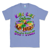 Colony Blue mardi gras king cake calories don't count Classic Tee - RanaPortraitStore