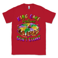Red mardi gras king cake calories don't count Classic Tee - RanaPortraitStore