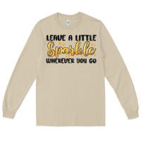 Mushroom leave a little sparkle wherever you go Long Sleeve Tee - MaliasSmallBusiness