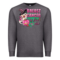 Charcoal Heather breast cancer is boo shit Premium Sweatshirt - AdoDesignShop