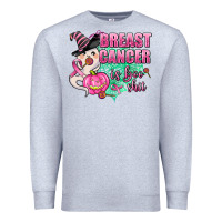 Heather Grey breast cancer is boo shit Premium Sweatshirt - AdoDesignShop